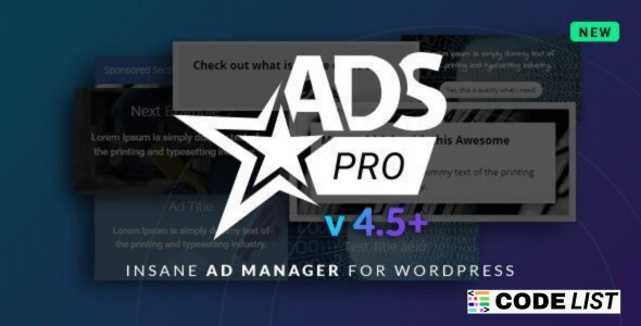 Ads Pro Plugin 4.95 – Multi-Purpose WordPress Advertising Manager screenshot