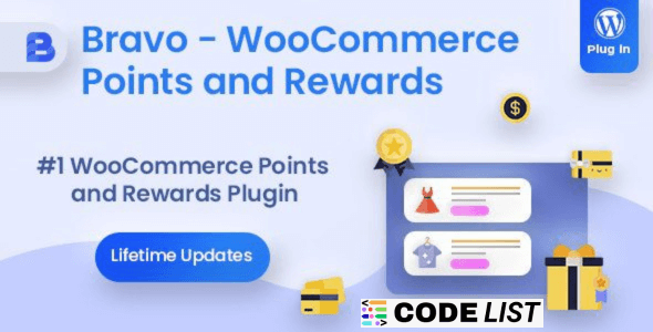 Bravo WooCommerce Points and Rewards Plugin screenshot
