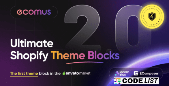 Ecomus Ultimate Shopify OS 3.0 Theme Block demo preview