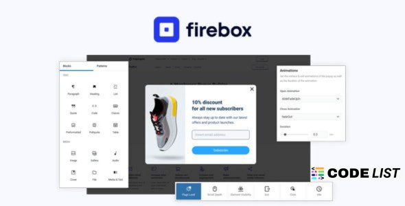 FireBox Pro 3.0.4 WordPress Popup Builder Plugin