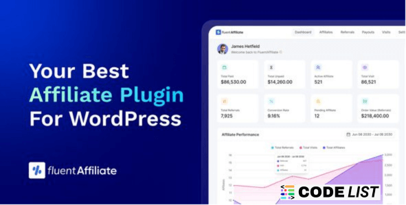 FluentAffiliate Pro WordPress Affiliate Management Plugin