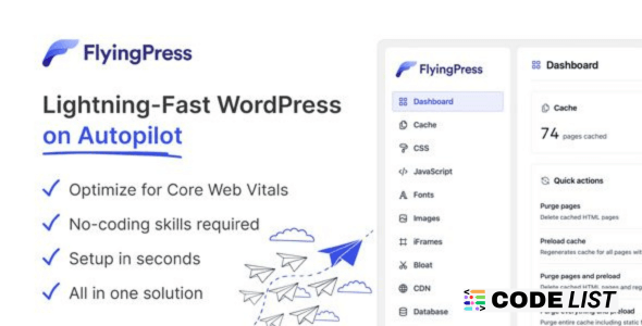 FlyingPress WordPress Speed Optimization plugin settings