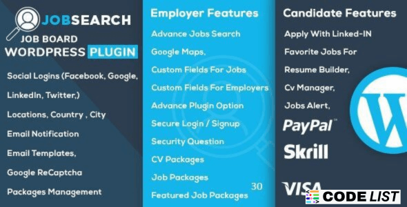 JobSearch 3.0.9 Job Board WordPress Plugin Dashboard