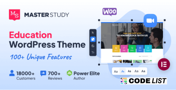 MasterStudy WordPress LMS theme homepage nulled