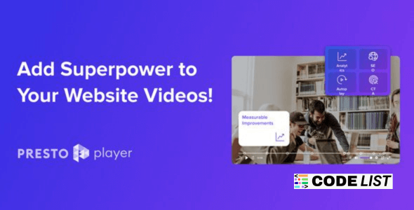 Presto Player Pro WordPress Video Player Plugin interface