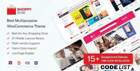 ShoppyStore WordPress Theme 3.7.23 Multipurpose Elementor WooCommerce