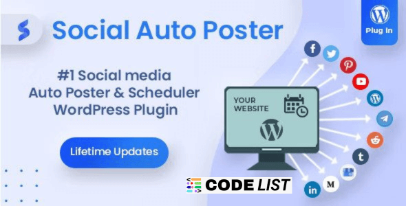 Social Auto Poster WordPress Plugin interface