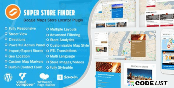 Super Store Finder for WordPress 7.7 – Best Google Maps Store Locator Plugin