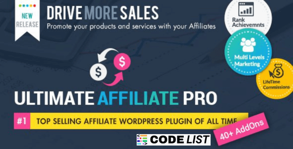 Ultimate Affiliate Pro WordPress Plugin dashboard