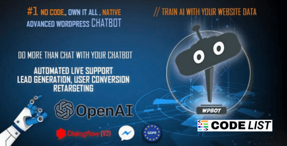 AI ChatBot for WordPress Dashboard
