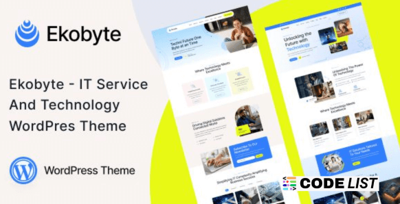 Ekobyte WordPress Theme – Responsive IT Service & Technology Theme