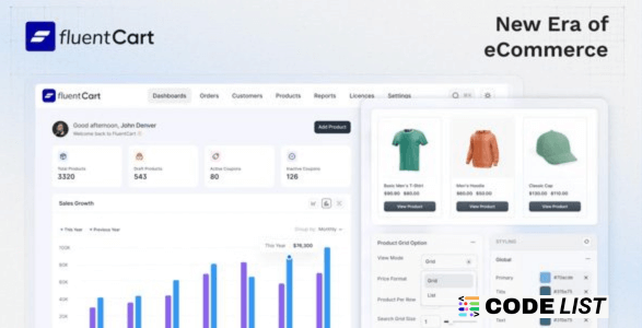 FluentCart Pro 1.2.0 WordPress Plugin Dashboard