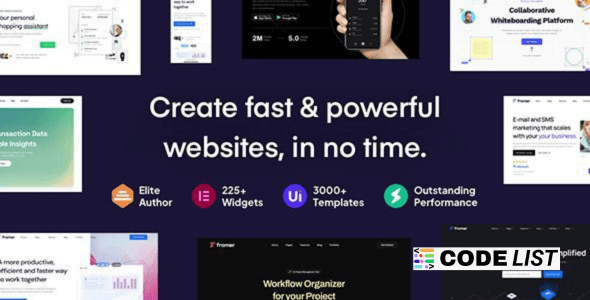 Framer WordPress Theme 4.2.4 Demo Layout
