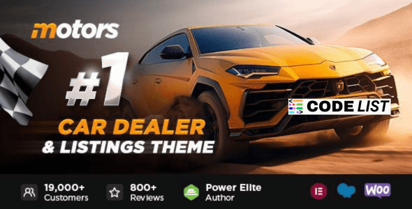 Motors WordPress Theme car dealer website demo