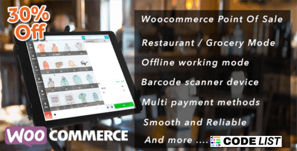 Openpos WooCommerce Point Of Sale interface