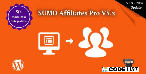 SUMO Affiliates Pro 11.1.0 WordPress Plugin Interface