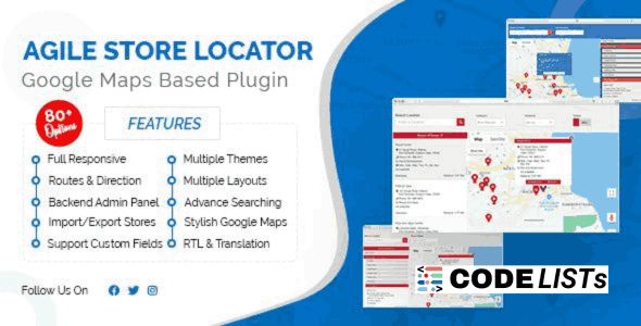 Agile Store Locator WordPress plugin Dashboard