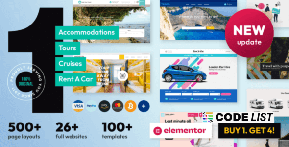 Book Your Travel WordPress Theme demo