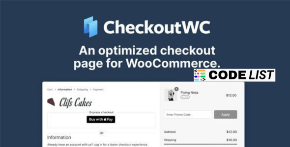 CheckoutWC WooCommerce Checkout Plugin interface