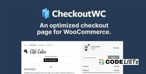 CheckoutWC WooCommerce plugin one page and multi-step checkout