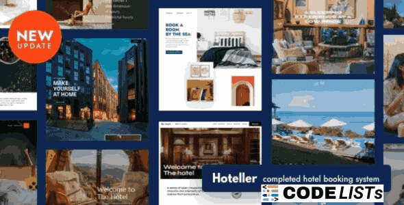 Hoteller WordPress Theme Hotel Booking Design