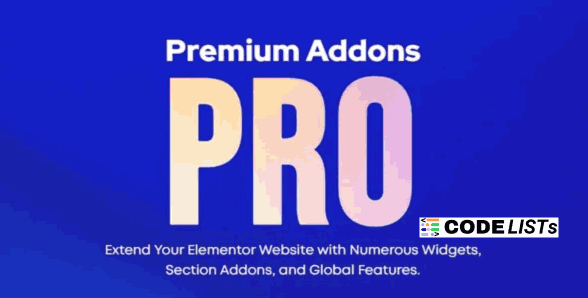 Premium Addons Pro Elementor Widgets Dashboard