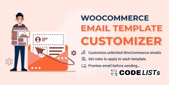 WooCommerce Email Builder Plugin – Drag and Drop Email Template Customizer Interface Preview