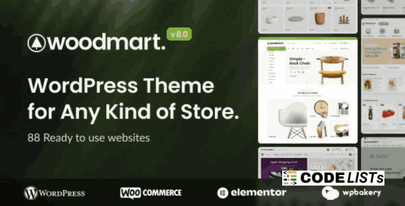 WoodMart Theme Multipurpose WooCommerce theme