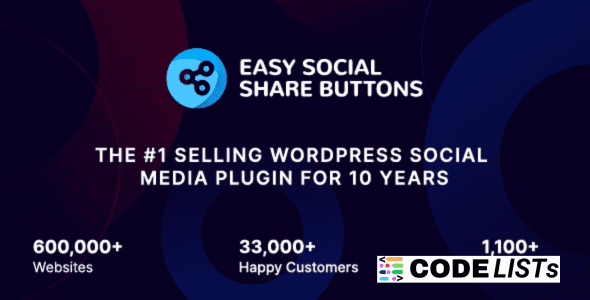 easy social share buttons wordpress plugin dashboard