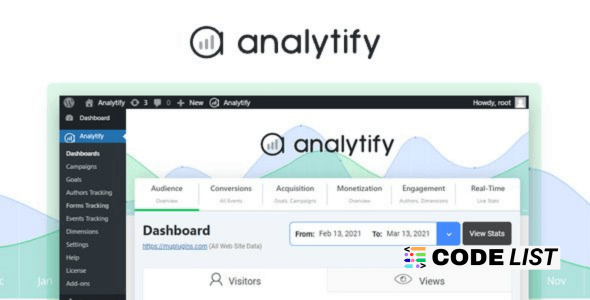 google analytics plugin for WordPress Analytify Pro