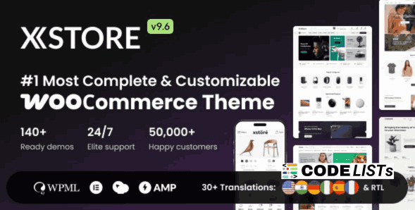 xstore woocommerce theme homepage preview