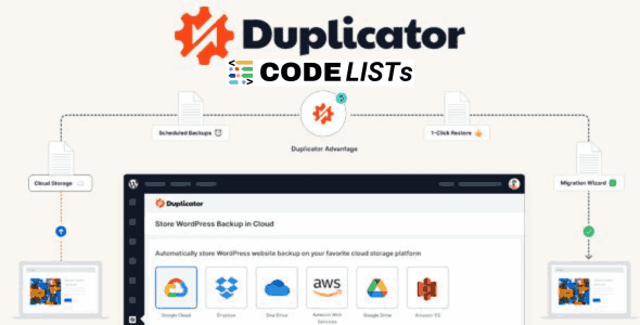 Duplicator Pro WordPress Backup Automation Plugin Interface