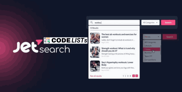JetSearch WordPress search plugin for Elementor, Gutenberg, and Bricks – Fast AJAX Search
