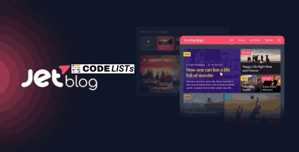 jetblog wordpress plugin elementor widgets