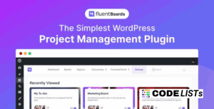 project management plugin for WordPress Fluent Boards Pro dashboard