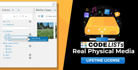 real physical media wordpress plugin